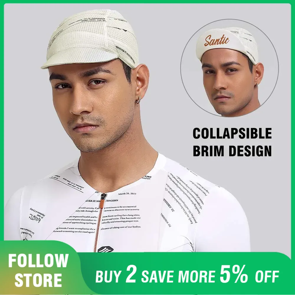 Running Gear Hat - Santic Ademende Fietspet Onder Helm UV-bescherming