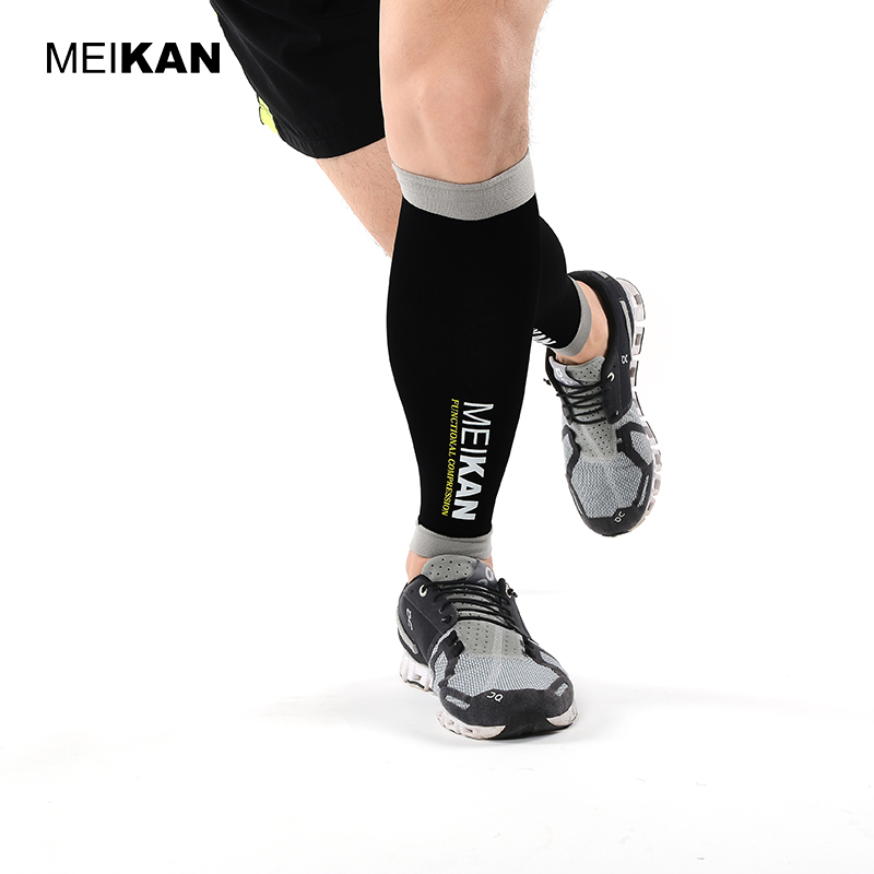 Running Gear For Marathon - Meikan Functionele Kalf Compressie Mouwen Beenwarmers