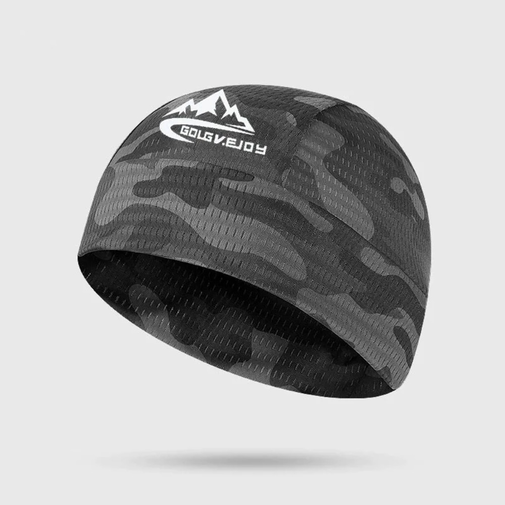 Motorfietsmuts snel drogend an - Running Gear Hat recensie en prijs