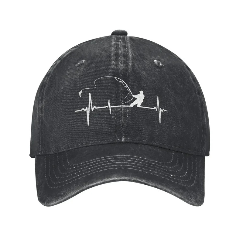 Fishing Heartbeat Baseball Cap - Running Gear Retro recensie en prijs