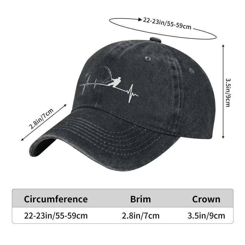 Fishing Heartbeat Baseball Cap - Running Gear Retro recensie en prijs