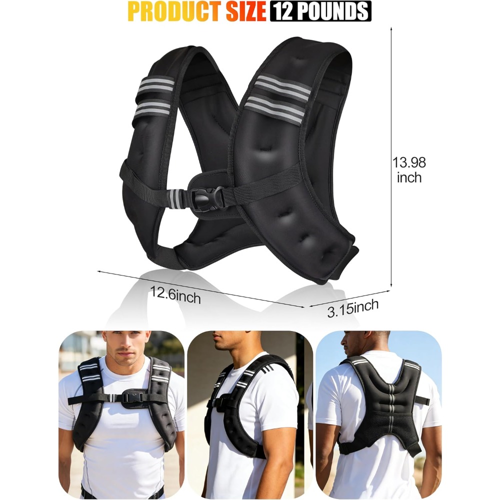 Fitness Gewogen Vest Voorgevul - Running Gear Vest recensie en prijs